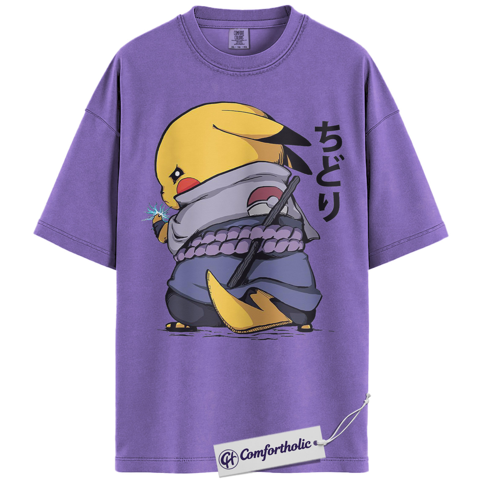 Pikachu Shirt, Pokemon Shirt, Anime Graphic Tee, Comfort Colors Shirt - Image 18