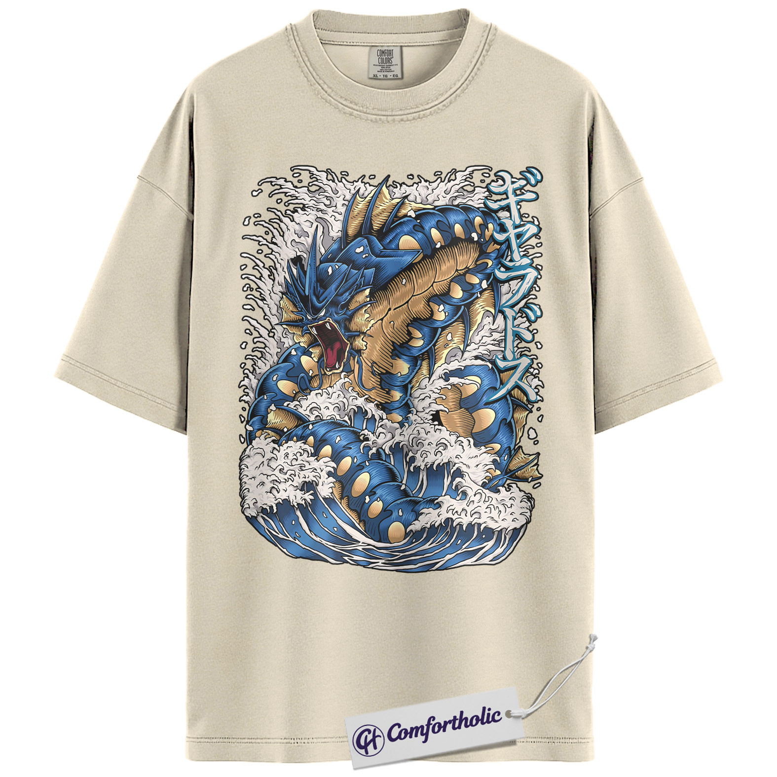 Gyarados Shirt, Pokemon Shirt, Anime Graphic Tee, Comfort Colors Shirt - Image 5
