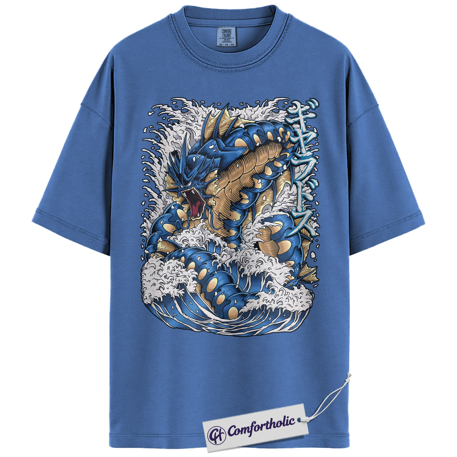 Gyarados Shirt, Pokemon Shirt, Anime Graphic Tee, Comfort Colors Shirt