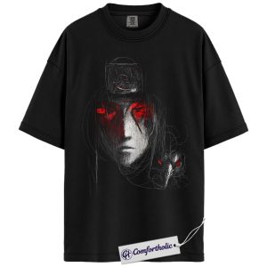Itachi Uchiha Shirt, Akatsuki Shirt, Naruto Shirt, Anime Graphic Tee, Comfort Colors Shirt