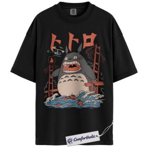 My Neighbor Totoro Shirt, Studio Ghibli Shirt, Anime Graphic Tee, Comfort Colors Shirt