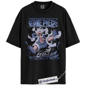 Monkey D Luffy Gear 5 Shirt, One Piece Shirt, Anime Graphic Tee, Comfort Colors Shirt