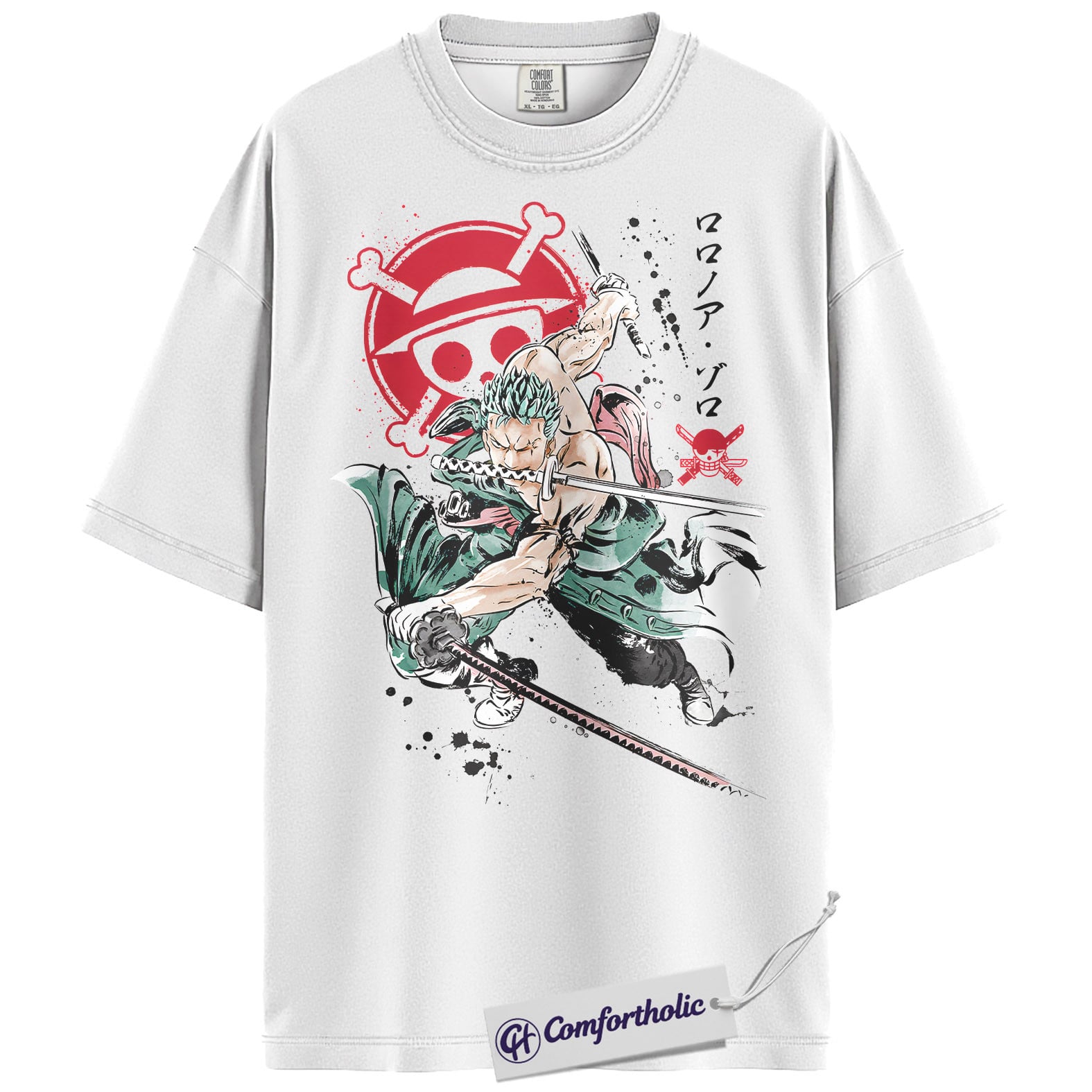 Roronoa Zoro Shirt, One Piece Shirt, Anime Graphic Tee, Comfort Colors Shirt
