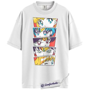 Alternative view of Sailor Moon Shirt, Anime Graphic Tee, Comfort Colors Shirt