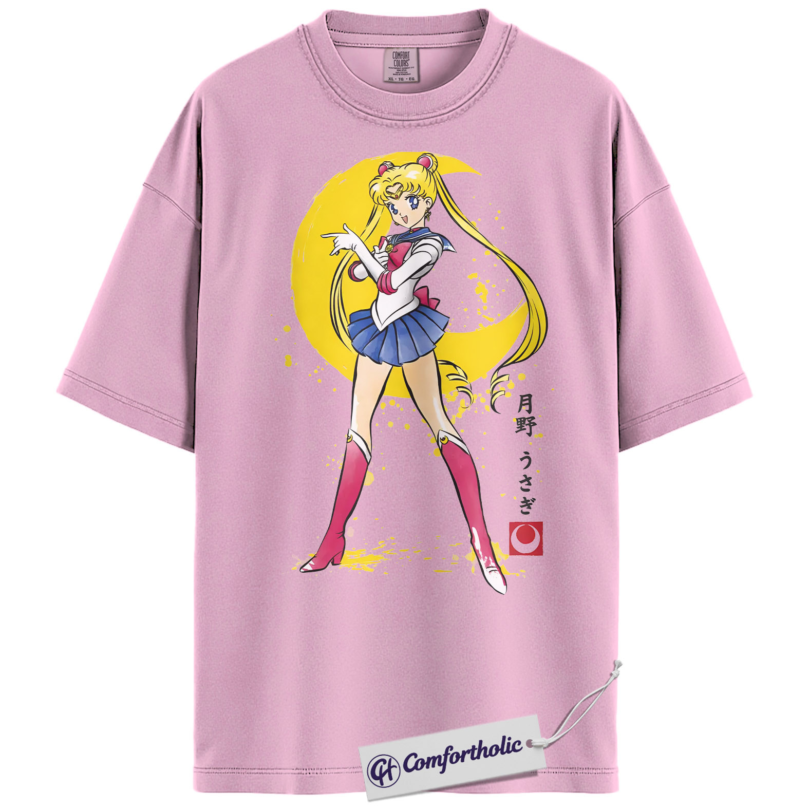 Usagi Tsukino Shirt, Sailor Moon Shirt, Anime Graphic Tee, Comfort Colors Shirt