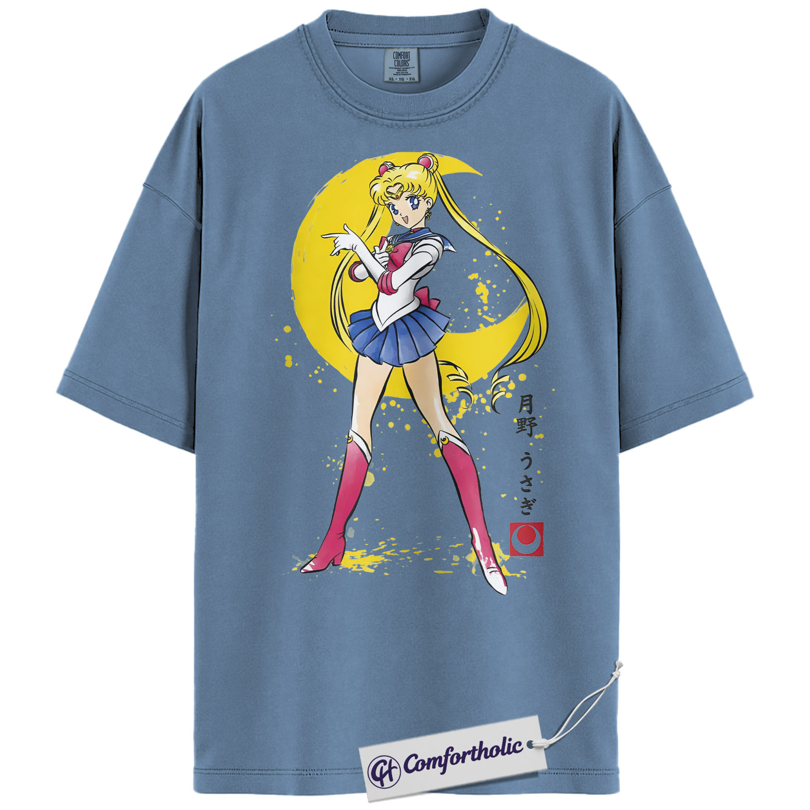 Usagi Tsukino Shirt, Sailor Moon Shirt, Anime Graphic Tee, Comfort Colors Shirt - Image 15