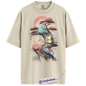 Bulbasaur Shirt, Squirtle Shirt, Charmander Shirt, Pikachu Shirt, Pokemon Shirt, Anime Graphic Tee, Comfort Colors Shirt