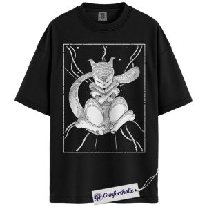 Mewtwo Shirt, Pokemon Shirt, Anime Graphic Tee, Comfort Colors Shirt