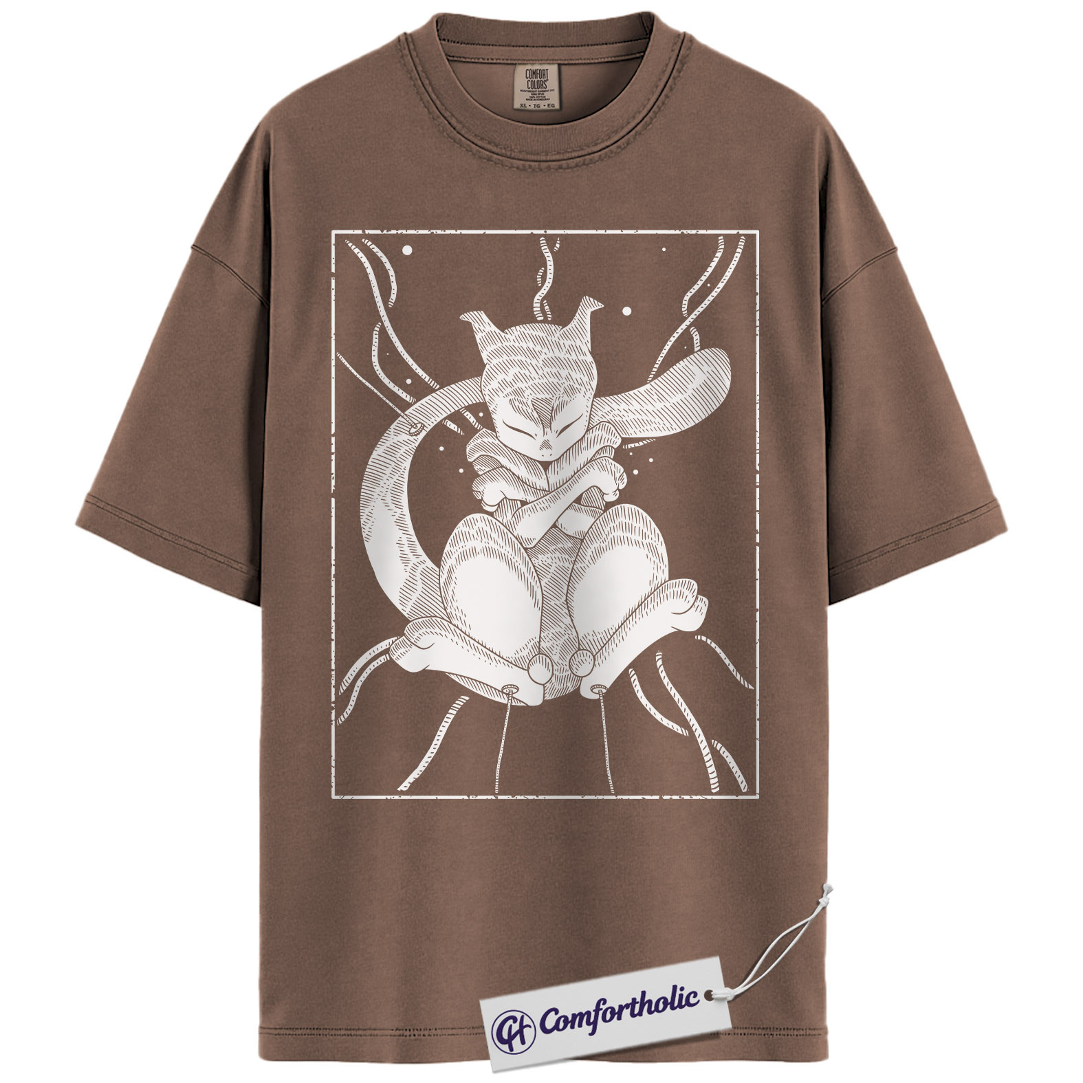 Mewtwo Shirt, Pokemon Shirt, Anime Graphic Tee, Comfort Colors Shirt - Image 14