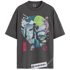 Alternative view of Mega Man Shirt, Game Graphic Tee, Comfort Colors Shirt