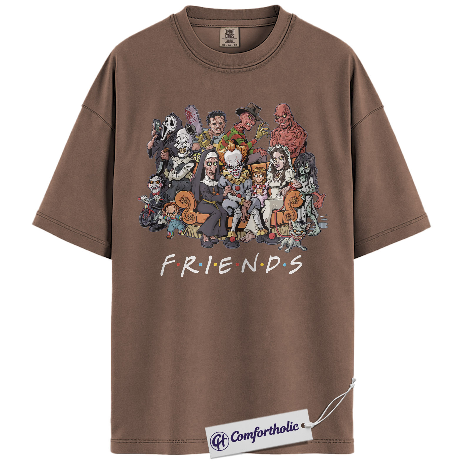 Friends Horror Shirt, Halloween Shirt, Movie Graphic Tee, Comfort Colors Shirt