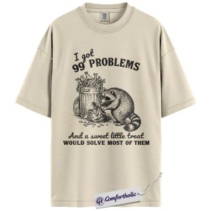 Funny Raccoon Shirt, Vintage Animal Graphic Tee, Trash Panda Lover T-Shirt, Cute Gift for Animal Lovers, Comfort Colors Shirt