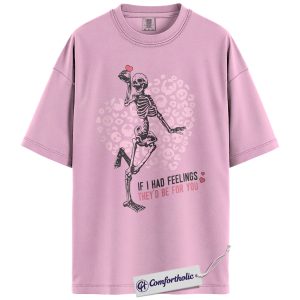 Funny Valentine Shirt, Skeleton Heart Graphic Tee, Sarcastic Anti Love T-Shirt, Valentine Gift for Him & Her, Comfort Colors Shirt