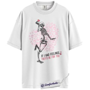 Alternative view of Funny Valentine Shirt, Skeleton Heart Graphic Tee, Sarcastic Anti Love T-Shirt, Valentine Gift for Him & Her, Comfort Colors Shirt