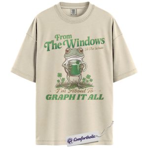 ABA St. Patrick’s Day Shirt, Funny Behavior Analyst Shamrock Frog Graphic Tee, RBT BCBA Therapist T-Shirt, Lucky Irish Gift, Comfort Colors Shirt