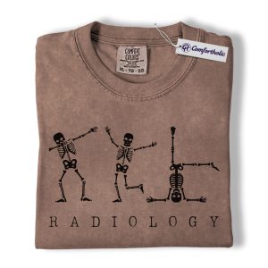 Radiology Tech Shirt, Skeleton Dance X Ray Graphic Tee, Radiologic Technologist T-Shirt, Radiology Department Gift, Comfort Colors Shirt