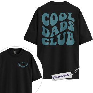 Alternative view of Cool Dads Club Shirt, Vintage Dad Graphic Tee, Funny Father’s Day Gift for Dads, Comfort Colors Shirt 2-Sided