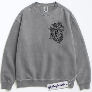 Heart Anatomy Sweatshirt, Cardiologist Graphic Pullover, Cardiology Nurse Crewneck Sweatshirt, Medical Student Gift, Comfort Colors Sweatshirt