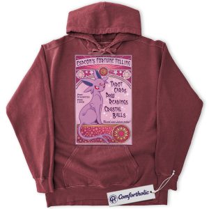 Espeon Hoodie, Pokemon Hoodie, PKM Hoodie, Anime Graphic Pullover, Comfort Colors Hoodie
