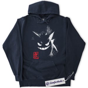 Gengar Hoodie, Pokemon Hoodie, PKM Hoodie, Anime Graphic Pullover, Comfort Colors Hoodie