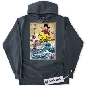 Dragon Ball Hoodie, DBZ Hoodie, Anime Graphic Pullover, Comfort Colors Hoodie