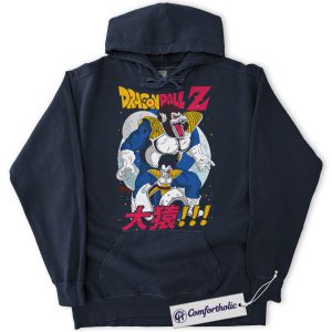 Vegeta Hoodie, Dragon Ball Hoodie, DBZ Hoodie, Anime Graphic Pullover, Comfort Colors Hoodie