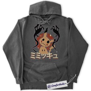 Mimikyu Hoodie, Pokemon Hoodie, Anime Graphic Pullover, Comfort Colors Hoodie