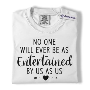 Alternative view of Funny Couple Shirt, Typography Quote Graphic Tee, Marriage Humor Husband Wife T-Shirt, Anniversary Gift for Couples, Comfort Colors Shirt