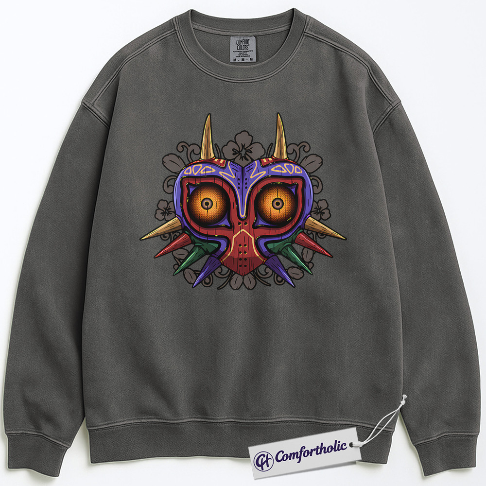 The Legend of Zelda: Majora's Mask Sweatshirt, Game Graphic Pullover, Comfort Colors Sweatshirt