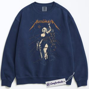 2B Sweatshirt, NieR:Automata Sweatshirt, Game Graphic Pullover, Comfort Colors Sweatshirt