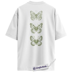 Alternative view of Vintage Butterfly Shirt, Boho Minimal Insect Graphic Tee, Nature Aesthetic Butterfly T-Shirt, Gift for Women, Comfort Colors Shirt