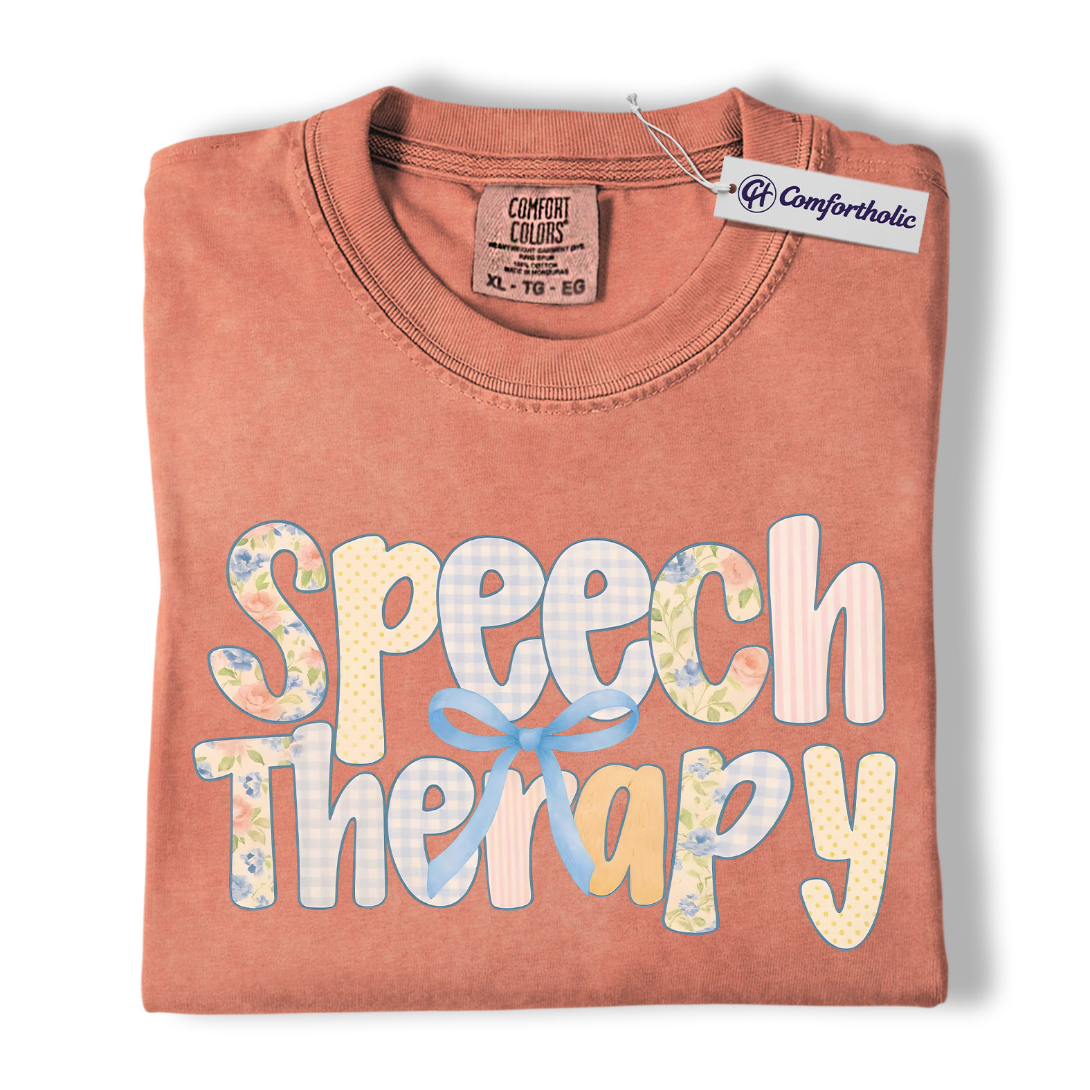 Speech Therapy Shirt, Cute Pastel Coquette Graphic Tee, SLP Appreciation T-Shirt, Gift for Speech Therapist & SLP Teachers, Comfort Colors Shirt - Image 8