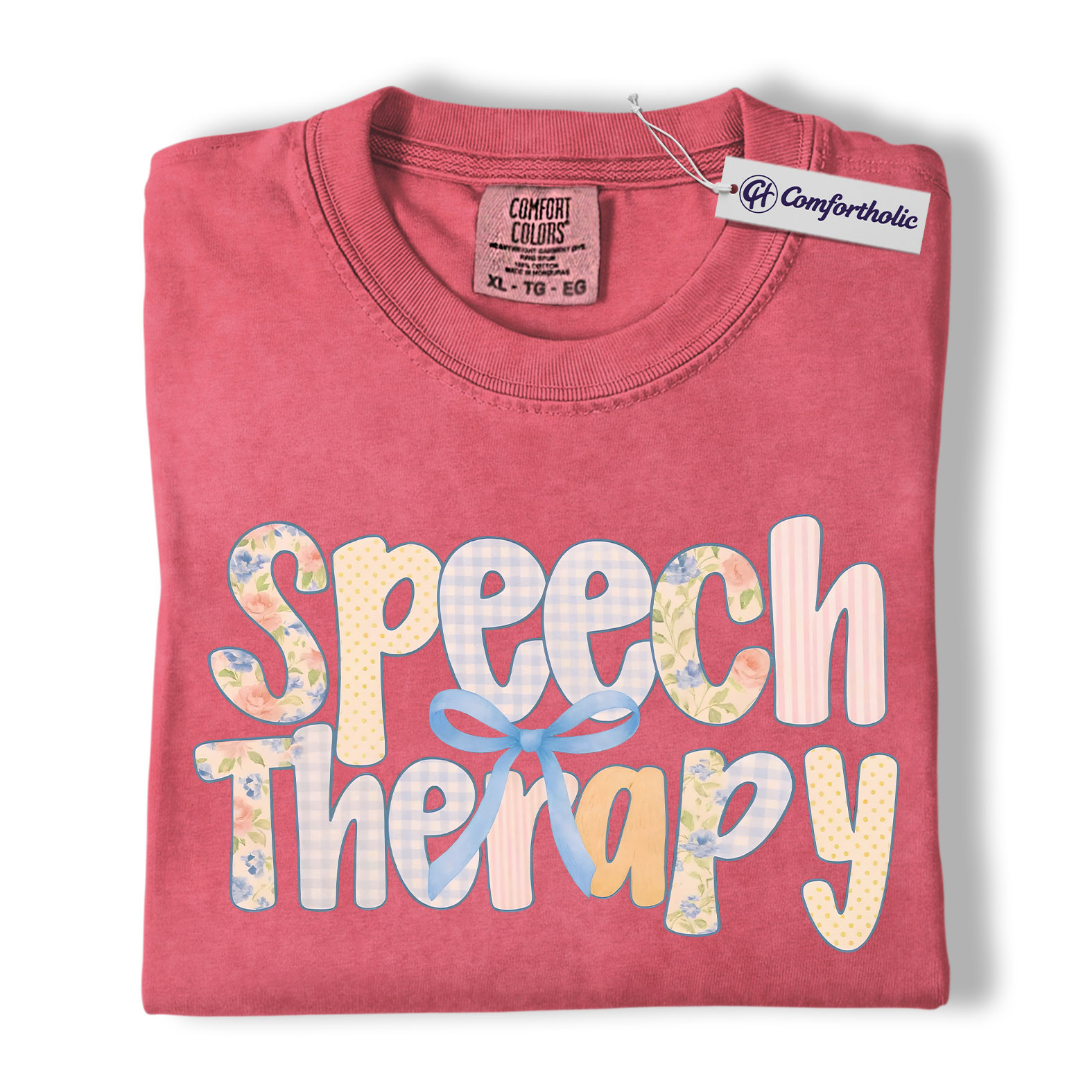 Speech Therapy Shirt, Cute Pastel Coquette Graphic Tee, SLP Appreciation T-Shirt, Gift for Speech Therapist & SLP Teachers, Comfort Colors Shirt - Image 10