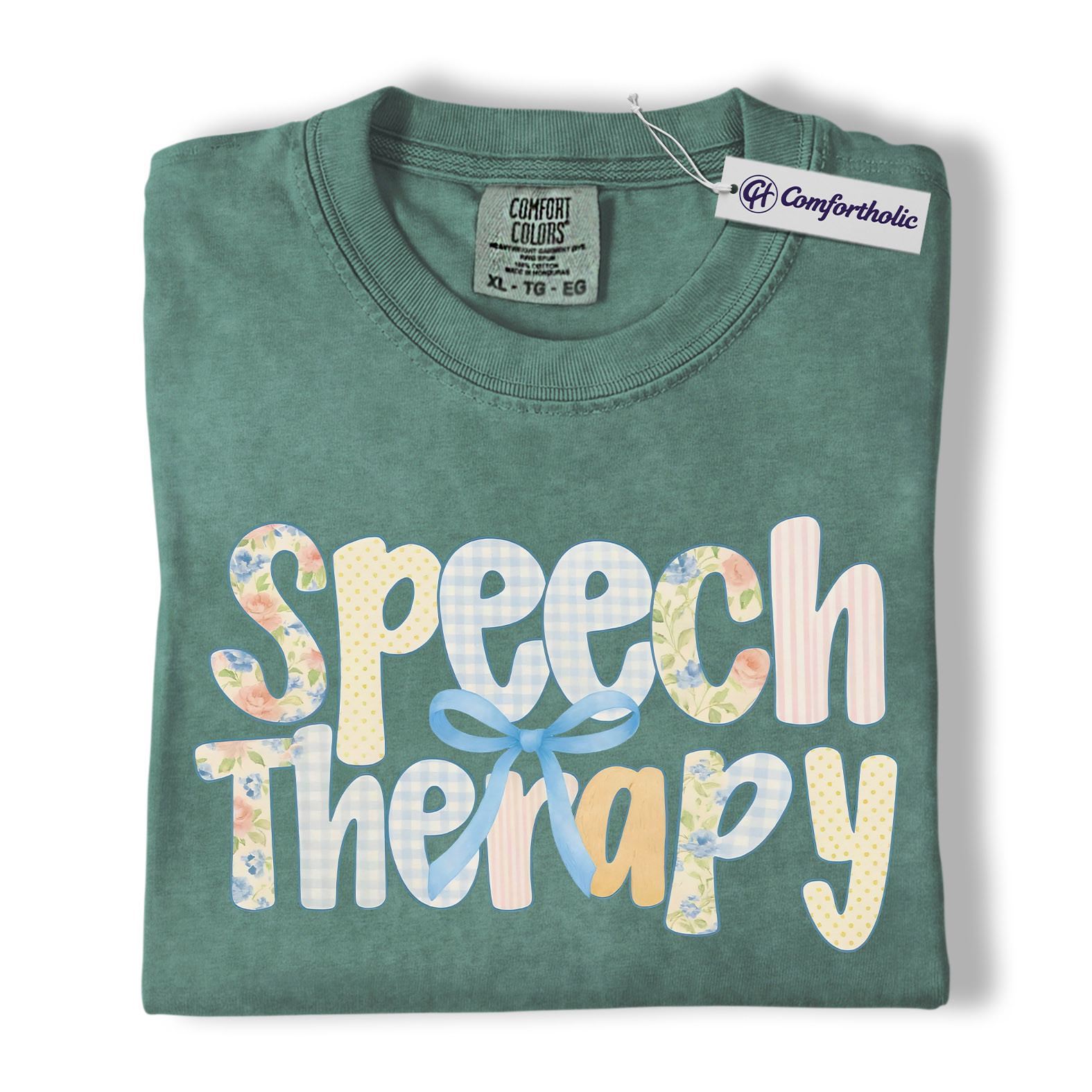 Speech Therapy Shirt, Cute Pastel Coquette Graphic Tee, SLP Appreciation T-Shirt, Gift for Speech Therapist & SLP Teachers, Comfort Colors Shirt - Image 11