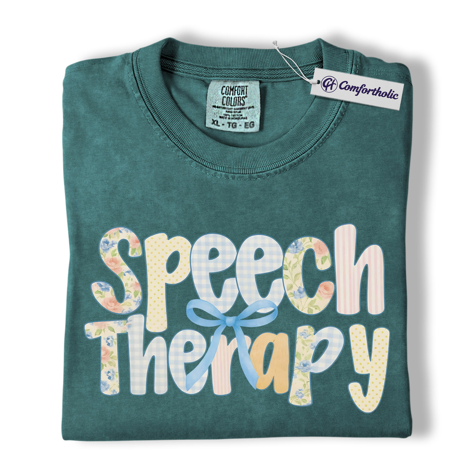 Speech Therapy Shirt, Cute Pastel Coquette Graphic Tee, SLP Appreciation T-Shirt, Gift for Speech Therapist & SLP Teachers, Comfort Colors Shirt - Image 12