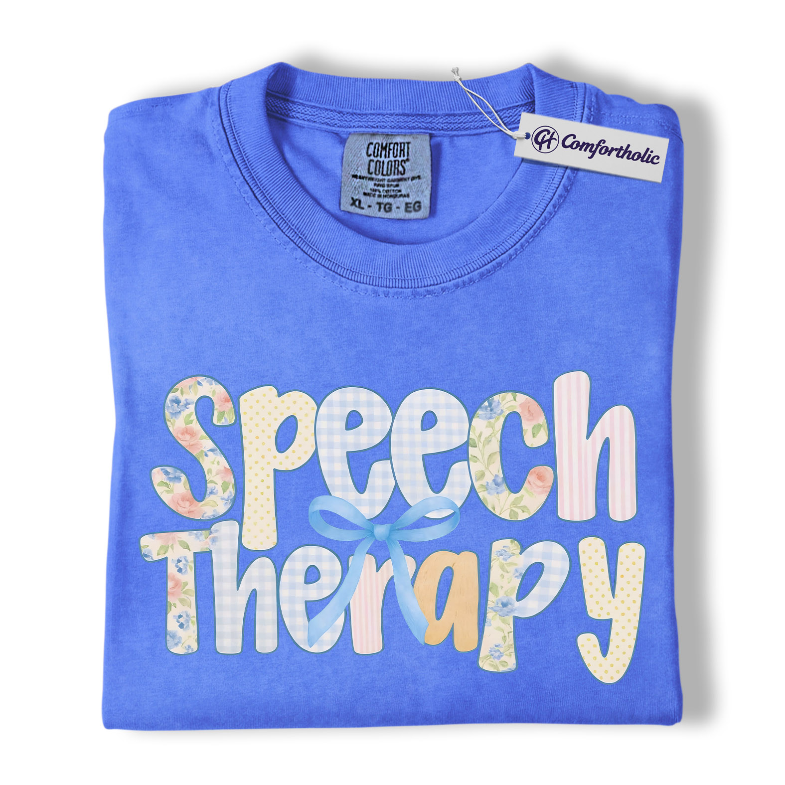 Speech Therapy Shirt, Cute Pastel Coquette Graphic Tee, SLP Appreciation T-Shirt, Gift for Speech Therapist & SLP Teachers, Comfort Colors Shirt - Image 13