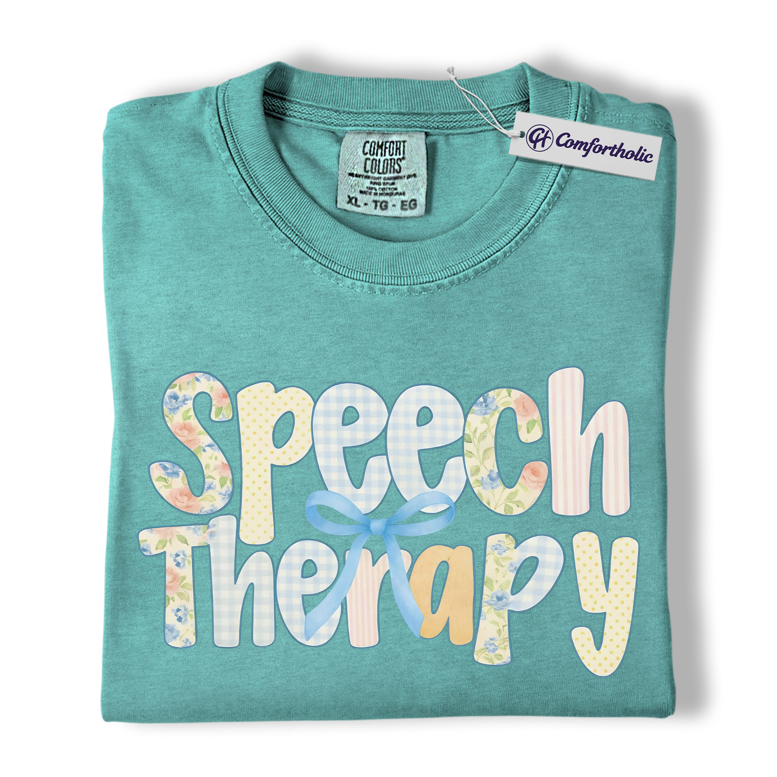 Speech Therapy Shirt, Cute Pastel Coquette Graphic Tee, SLP Appreciation T-Shirt, Gift for Speech Therapist & SLP Teachers, Comfort Colors Shirt - Image 14