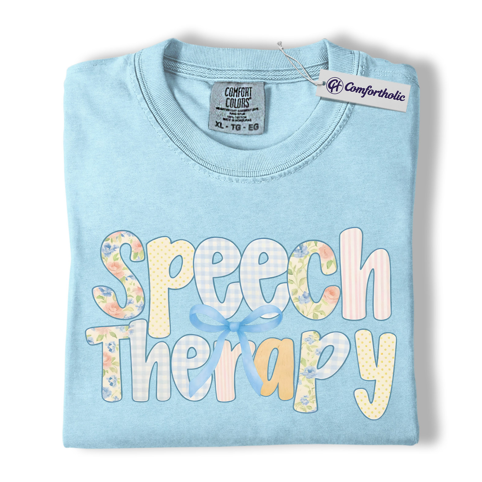 Speech Therapy Shirt, Cute Pastel Coquette Graphic Tee, SLP Appreciation T-Shirt, Gift for Speech Therapist & SLP Teachers, Comfort Colors Shirt - Image 15