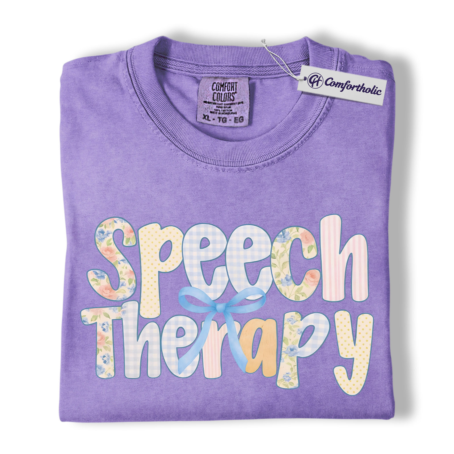 Speech Therapy Shirt, Cute Pastel Coquette Graphic Tee, SLP Appreciation T-Shirt, Gift for Speech Therapist & SLP Teachers, Comfort Colors Shirt - Image 20