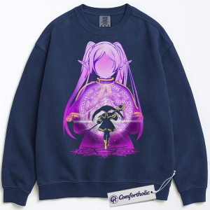 Frieren: Beyond Journey's End Sweatshirt, Anime Graphic Pullover, Comfort Colors Sweatshirt
