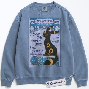 Umbreon Sweatshirt, PKM Sweatshirt, Anime Graphic Pullover, Comfort Colors Sweatshirt