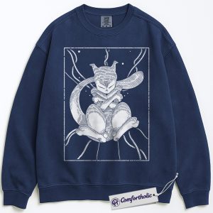 Mewtwo Sweatshirt, PKM Sweatshirt, Anime Graphic Pullover, Comfort Colors Sweatshirt