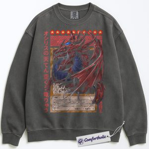 Alternative view of Osiris Sweatshirt, Anime Graphic Pullover, Comfort Colors Sweatshirt