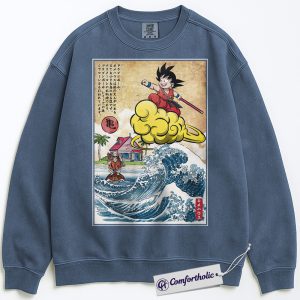 Dragon Ball Sweatshirt, DBZ Sweatshirt, Anime Graphic Pullover, Comfort Colors Sweatshirt