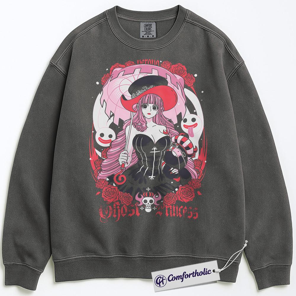Perona Sweatshirt, One Piece Sweatshirt, Anime Graphic Pullover, Comfort Colors Sweatshirt - Image 2