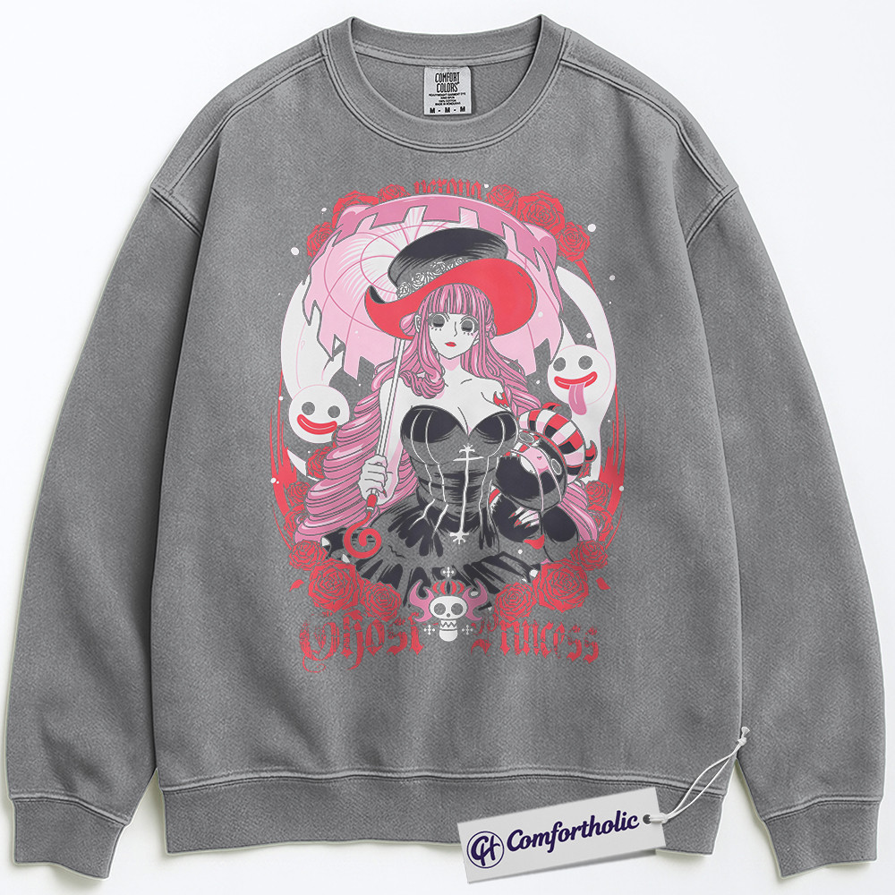 Perona Sweatshirt, One Piece Sweatshirt, Anime Graphic Pullover, Comfort Colors Sweatshirt - Image 3