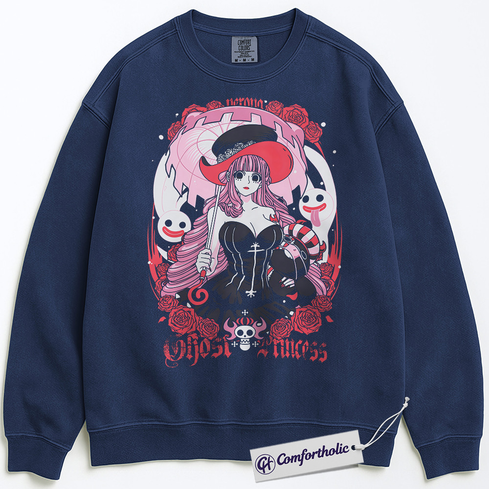 Perona Sweatshirt, One Piece Sweatshirt, Anime Graphic Pullover, Comfort Colors Sweatshirt