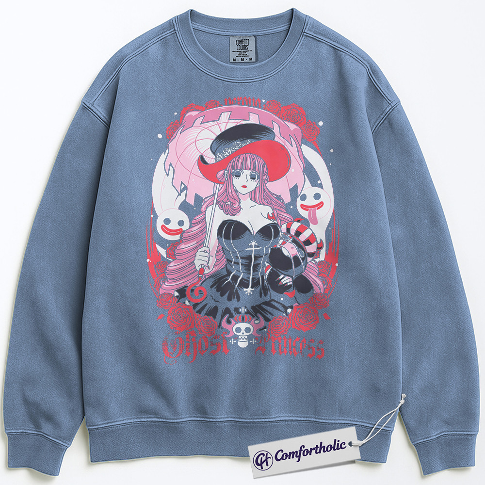 Perona Sweatshirt, One Piece Sweatshirt, Anime Graphic Pullover, Comfort Colors Sweatshirt - Image 4