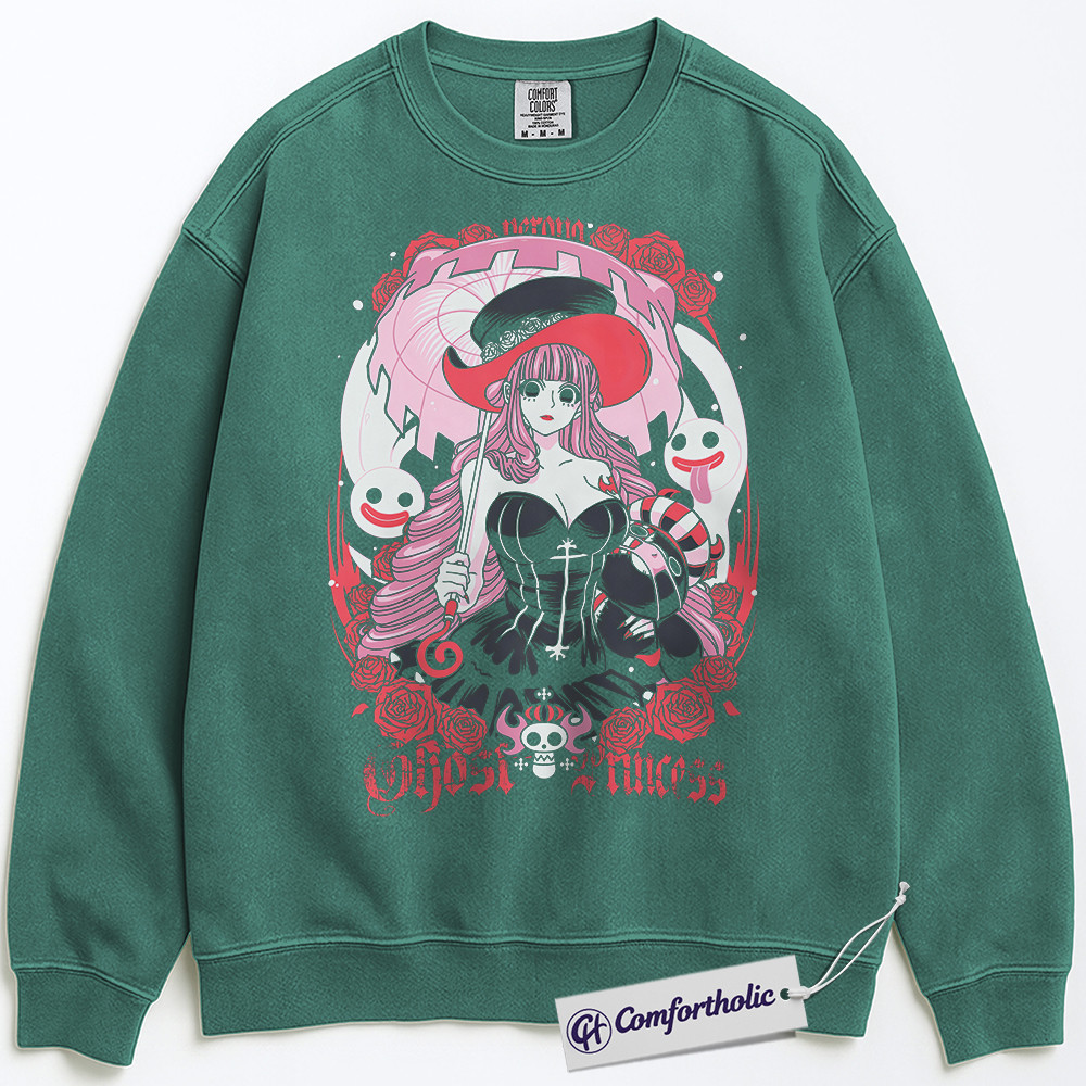 Perona Sweatshirt, One Piece Sweatshirt, Anime Graphic Pullover, Comfort Colors Sweatshirt - Image 5