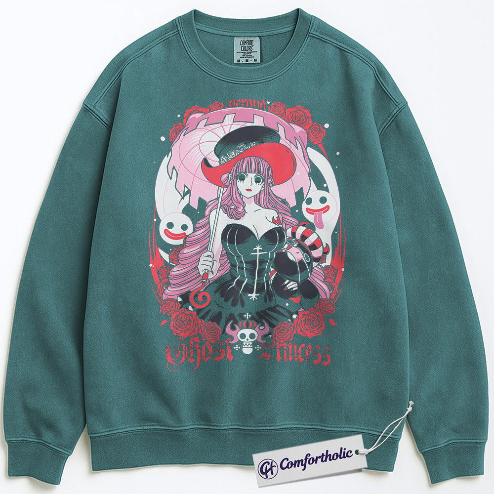 Perona Sweatshirt, One Piece Sweatshirt, Anime Graphic Pullover, Comfort Colors Sweatshirt - Image 6